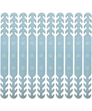 Yliquor 10PC Non-Slip Adjustable Face Cover Lanyard Handy&Convenient Safety Facial Covering Scarf Rest&Ear Holder Rope Silicone Mask Hanging Buckle Extension Strap (10 PC Blue) - Buy Online on GoSupps.com