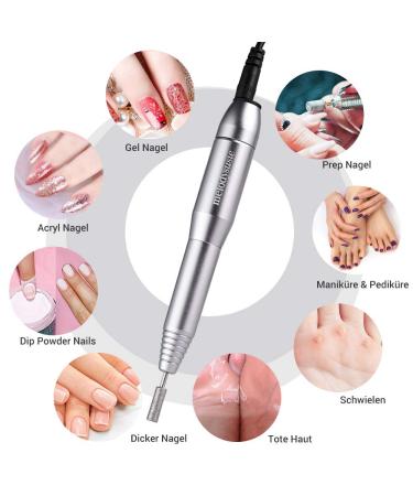 Melodysusia Electric Nail Miller - 20 000 RPM for Perfect Nails | International Shipping Available - Buy Online on GoSupps.com