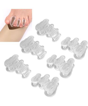 Hammer Toe Corrector - 3 Pairs Medical Grade Silicone Soft Orthopedic Support - Buy Online on GoSupps.com
