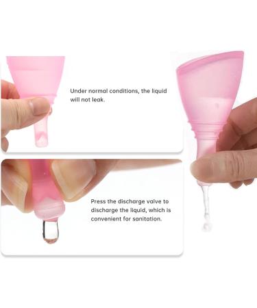 Menstrual Cup with Valve Discharge | Eco-Friendly Period Cups for Easy Use - Buy Online on GoSupps.com
