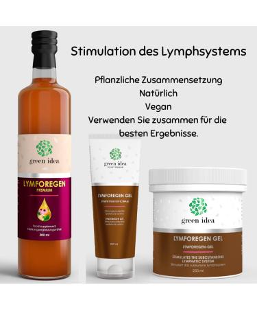 Green Idea Lym Research Syrup 500ml - Vegan Lymphatic Support with Nettle Dandelion & Ginger - Optimal Drainage Formula - Buy Online on GoSupps.com