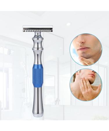 Classic Double Edge Metal Razor for Men | Premium Beard Care Tool - International Shipping - Buy Online on GoSupps.com