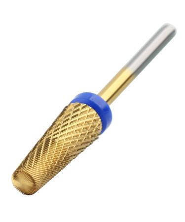 QUNZHAO 5 IN1 Nail Bits for Drill (Medium-M Gold)