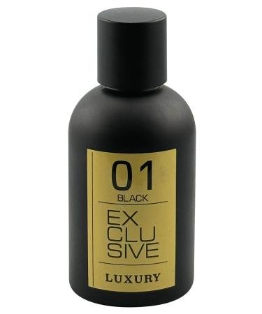 Maison d'Orient EXCLUSIVE 01 BLACK by LUXURY COLLECTION - A Timeless Men's EDP with a Rich Blend of Fruity Woody and Leather Notes 100 ML