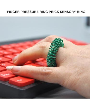 TIDIPRI Acupressure Ring Set - 12 Massage Rings for Stress Relief & Improved Blood Circulation - Finger & Toe Massage Tool - Buy Online on GoSupps.com