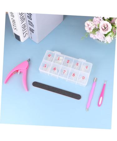 Healeved Manicure Kits Nail Art Tools Clear Nails Folding Metal Comb False Nails Nail Scraper Tool Full Cover Fake Nail Para U as Tools Nails Tools Manicure Nails Fake Dead Skin Fork French 14.5x9cm Assorted Color - Buy Online on GoSupps.com