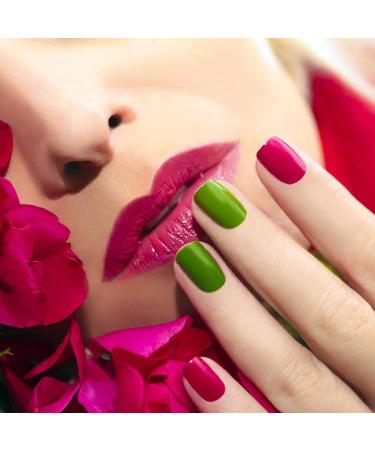 DANNEASY 24 Sheets Solid Color Nail Wraps - Self Adhesive Polish Strips for Women - Dark Color Series - Buy Online on GoSupps.com