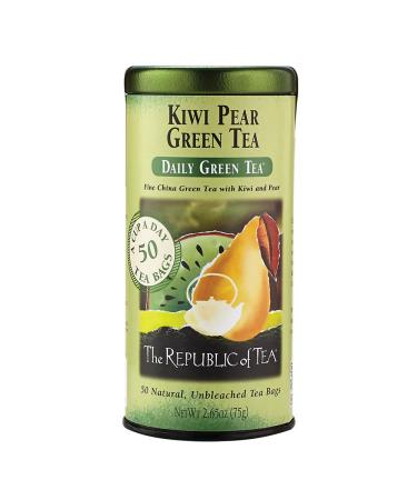 The Republic of Tea, Kiwi Pear Tea, 50-Count 50 Count (Pack of 1) - Buy Online on GoSupps.com