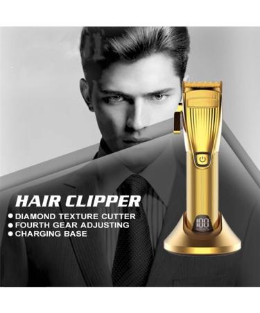 Hair Clippers for Men 2PCS Professional LCD Display Electirc High Speed Motor Hair Clipper Barber Shop Rechargeable Hair Timmer Powerful Hair Cutting - Buy Online on GoSupps.com