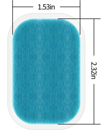 PAMASE 50/80 Abs Stimulator Gel Pads - Replacement for Abdominal Muscle Trainer - Ab Workout Toning Belt Accessory - Buy Online on GoSupps.com
