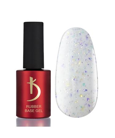 K Professional Rubber Base Gel - Base Coat Souffle - Milky Lilac -7ml - Unterlack - Nail polish - Gel nails - Miligm