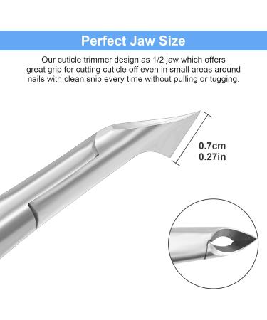 CGBE Professional Nail Skin Pliers - Stainless Steel Cuticle Remover & Nail Shaver with Non-Slip Handle for Precise Nail & Toenail Care - Buy Online on GoSupps.com