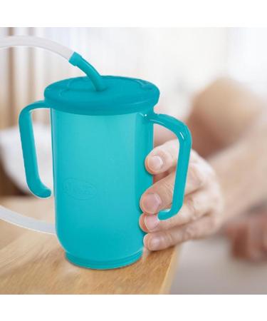 Patient Drink Cup with Straw Lid 400ML Sippy Cup for Adults Easy Drink Cup Feeder Water Diet Feeding Cups for The Elderly and Disabled Kitchen Supplies - Buy Online on GoSupps.com