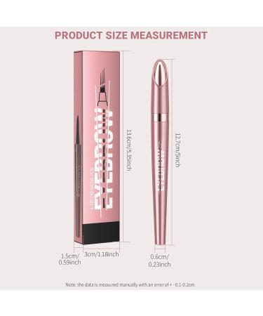 3D Magic Microblading Eyebrow Pen The Naturals Microblading Eyebrow Pen 4 Micro-Fork Tip Magic Eyebrow Pencil 3d Waterproof Contouring Pen For Makeup Light Brown - Buy Online on GoSupps.com