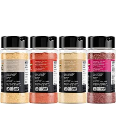 Arthaa_Organic - Onion Powder 100g Ginger Powder (Adrak) 100g Garlic Powder 80g Tomato Powder 100g - for Cooking & Baking Everyday Use Pure & Natural Powder - (Super Saver Combo Pack) - Buy Online on GoSupps.com