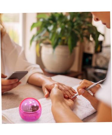 Nail Cleaning Brush Box Mini Nail Drill Bit Cleaning Box Portable Polishing Nail Art Tool - Buy Online on GoSupps.com