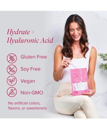 Isagenix Hydrate + Hyaluronic Acid to Help Improve Skin Moisture - Superior Hydration with 1625+ mg of Essential Electrolytes - No Added Sugar - Waternmelon Flavor - 0.2 oz Sticks - 24 Servings - Buy Online on GoSupps.com