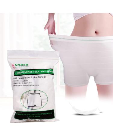HANSILK Women's Seamless Postpartum Underwear - 3 Pack High Waist C-Section Recovery Maternity Underwear in White - Breathable & Comfortable - Buy Online on GoSupps.com