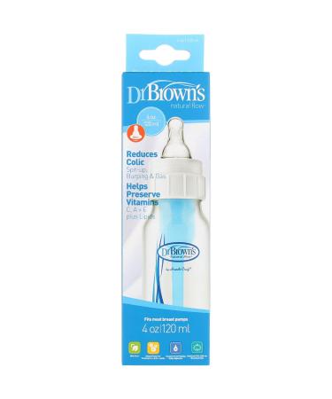 Dr Browns Natural Flow Standard Baby Bottle 4 Ounce -- 3 per case. - Buy Online on GoSupps.com