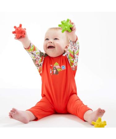 Splash About Unisex Baby UV All-in-One Sunsuit 3-6 Months - Into the Woods - Buy Online on GoSupps.com