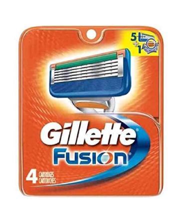 Gillette Fusion Blades 4 Cartridges