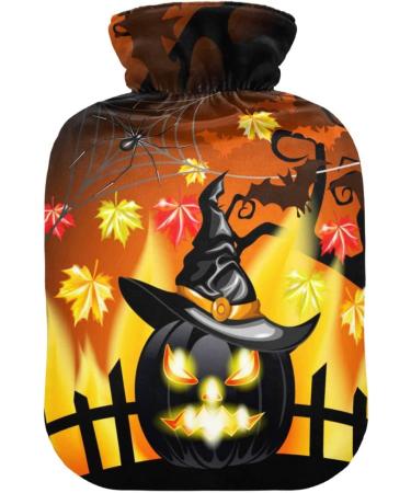 Naanle Ahorn Halloween Pumpkin Heat Bottle - 2L Transparent Hot Water Bottle for Bed | Hand & Foot Warmer | Pain Relief & Cold Therapy - Buy Online on GoSupps.com