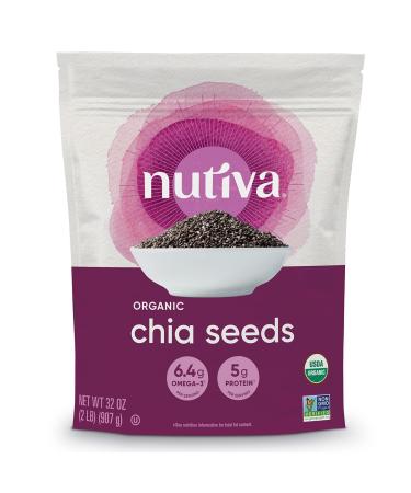 Nutiva Organic Chia Seed Black 32 oz (907 g)