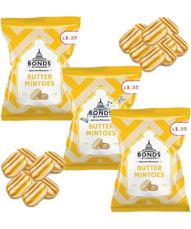 3 x Bonds Butter and Mint flavour Sweets 120g 1.25 PMP - Buy Online on GoSupps.com