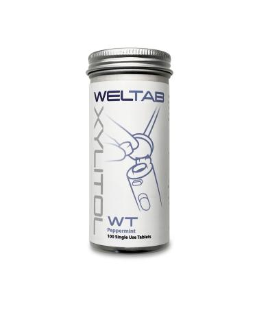 Weltab WT Water Flosser Tablets Compatible with Waterpik Whitening Water Flosser 100 Count (Peppermint)
