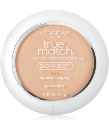 L'Oreal True Match Powder Natural Buff N3 0.33 oz (Pack of 3)