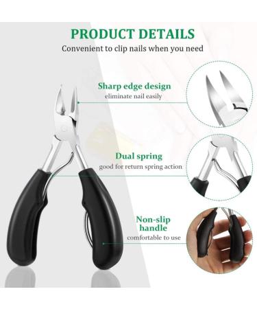 Toenail Clippers Nail Clippers Cuticle Clipper Toenail Clippers for Thick Or Ingrown Toenails - Professional Nail Clippers Cutters Nippers with Pedicure and Manicure Tools Red (Color : Red) - Buy Online on GoSupps.com