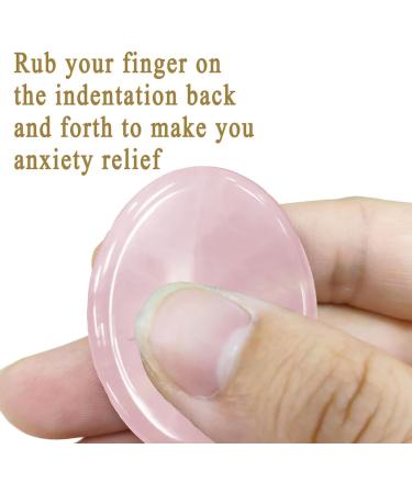 Buy Xiannvxi Rose Quartz Crystals - Natural Polished Healing Stones for Stress Relief & Meditation | Oval Pocket Thumb Gemstones - Buy Online on GoSupps.com