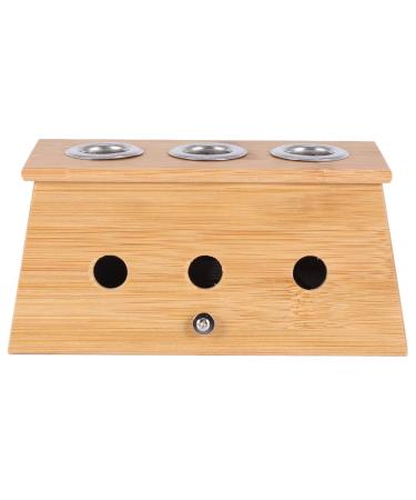 3 types Moxibusion Moxibusion Bambus Box Fall Acupunkt Massage Device Tool Moxibusion Box Moxa for Acupuncture Moxibusion heating therapy (3 holes)