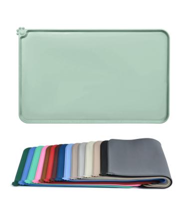 AUDWUD Silicone waterproof dog and cat pet feeding mat anti-slip pet bowl mat pet feeding mat 71x46 cm See