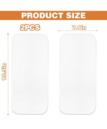 2PC Organic Cotton Flannel Castor Oil Pack - Soft Bio Cotton Heat Cloths for Tuchwickel Therapy - Buy Online on GoSupps.com