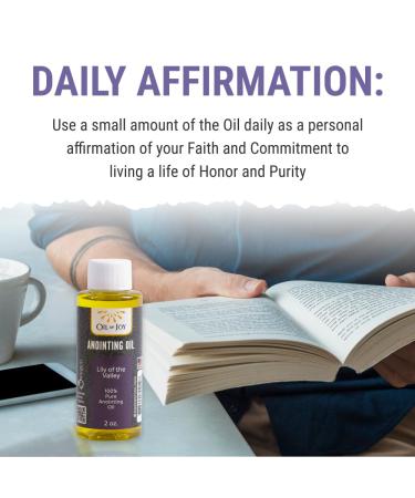Anointing Oil Lily of The Valley 2oz - Honor & Purity Perfect Gift for Pastors Home Blessings Biblical Inspiration - Buy Online on GoSupps.com