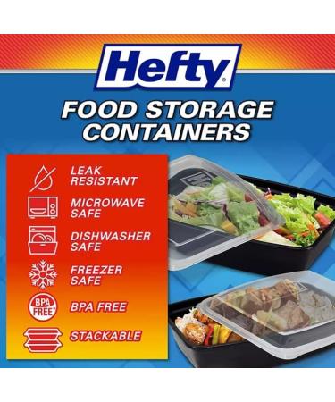 Hefty Food Storage Container (28 oz, 30 ct) - Securely Store and Organize Your Food - Buy Online on GoSupps.com