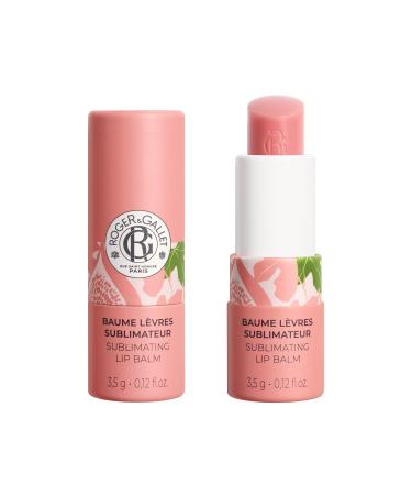 RogerGallet Roger & Gallet Lip Balm Sublimateur Fig Blossom nourishing care and natural shine fig gourmande flavor 98 natural vegan made in France 35 g