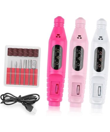 POPETPOP Professional Acrylic Gel Tool Acrylic Nails Tools Electric Nail File Manicure Polishing Tools Portable Nail Drill Professional Nail Drill Machine Manicure Tool Polisher White Major 13.8*2.8cm White - Buy Online on GoSupps.com