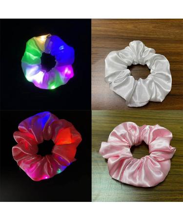 6 Pcs LED Hair Scrunchies - Light Up Hair Ties for Women & Girls | 3 Light Modes - Perfect for Halloween & Christmas Party - Buy Online on GoSupps.com