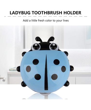 Greatangle Hot Fashion Ladybug Toothbrush Holder - Wall Suction Organizer for Bathroom - Stylish & Functional - Buy Online on GoSupps.com