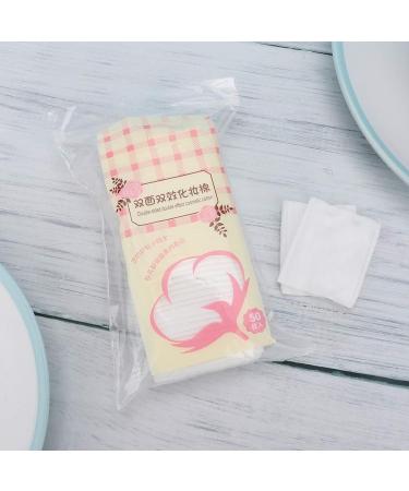 50pcs Makeup Cotton Pads - Soft Nonwoven Facial Cleansing Wipes for Easy Makeup Removal | Portable & Eco-Friendly - Buy Online on GoSupps.com