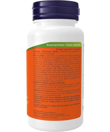 NOW Supplements Passion Flower Extract 350mg Capsules 90 Count - Buy Online on GoSupps.com