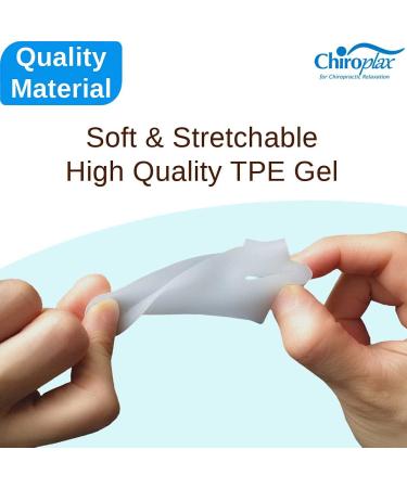 Chiroplax Tailor's Bunion Corrector Pads - Pain Relief Toe Separator Cushion (4 Pack) - Buy Online on GoSupps.com