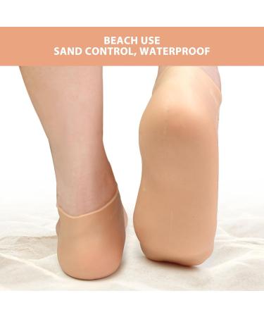 Silicone Socks for Women High Elasticity Aloe Waterproof Silicone Moisturizing Socks Softening Dry Cracked Feet Rough Skins & Anti Slip Aloe Sock for Women Dry Cracking Skin - Buy Online on GoSupps.com
