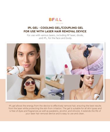 Cooling Gel/Coupling Gel for use with Laser Hair Removal Device (Meko Clinic Brand) 17.63 Oz. - Buy Online on GoSupps.com