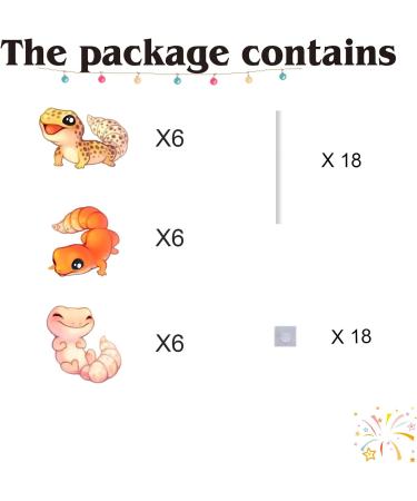 18pcs Leopard Gecko Cupcake Toppers for Boys Girls Cute Reptile Birthday Party Decorations Lizard Party Supplies Reptile Pet Cake Decorations - Buy Online on GoSupps.com