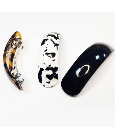 Kitiin Cellulose Acetate French Tortoise Hair Clips - Stylish Hair Accessories for Women and Girls - Buy Online on GoSupps.com
