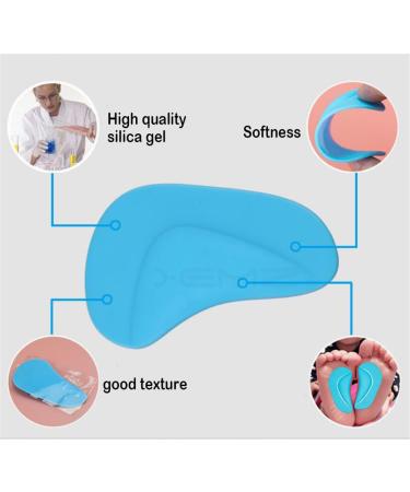 Kids Gel Orthotics Arch Support Pads for Flat Feet - O/X Type Leg Corrective Insoles Silicone Posture Corrector for Plantar Fasciitis Shock Absorbing Inserts for Children - International Shipping Available - Buy Online on GoSupps.com