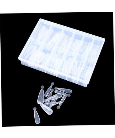 Housoutil Nail Extension Fake Nails Coffin Cosmetic False Nails Oval Nails Tips Whiting Full Coverage U as Postizas Decoradas Manicure False Nails Model Fake Acrylic Nails French Gel White - Buy Online on GoSupps.com